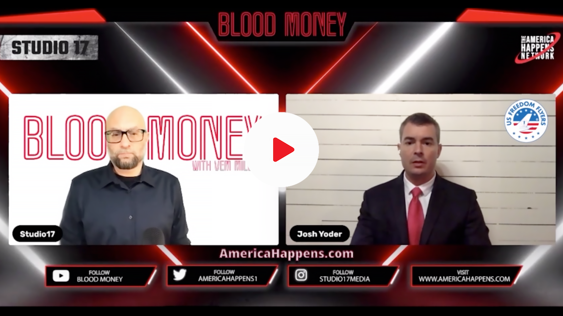 America Happens | Blood Money Ep 36 with Josh Yoder “How the FAA has violated public trust”